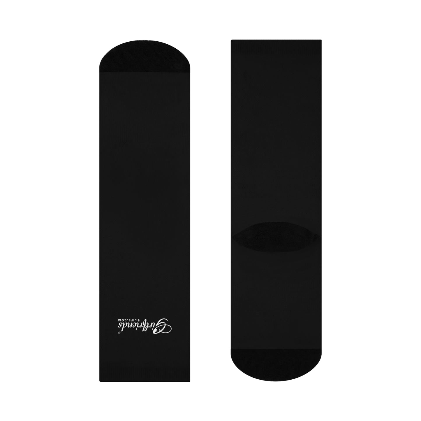 (Members) Cushioned Crew Socks — 'Our Issues. Our Lives. Our World.' Awareness Crew Socks (Members)