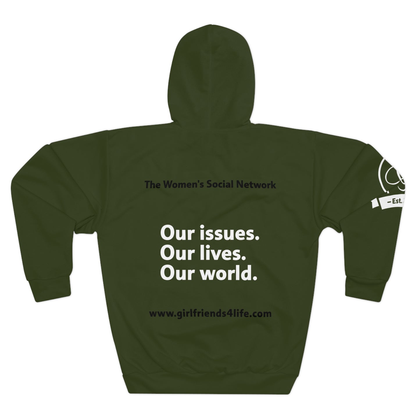 (Members) Girlfriends4Life Logo Hoodie - Women's Social Network Pullover