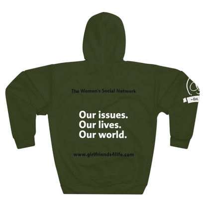 (Members) Girlfriends4Life Logo Hoodie - Women's Social Network Pullover