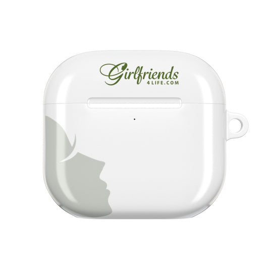 (Stakeholders) AirPod Case — "Girlfriends4Life" Logo Silhouette Protective Cover
