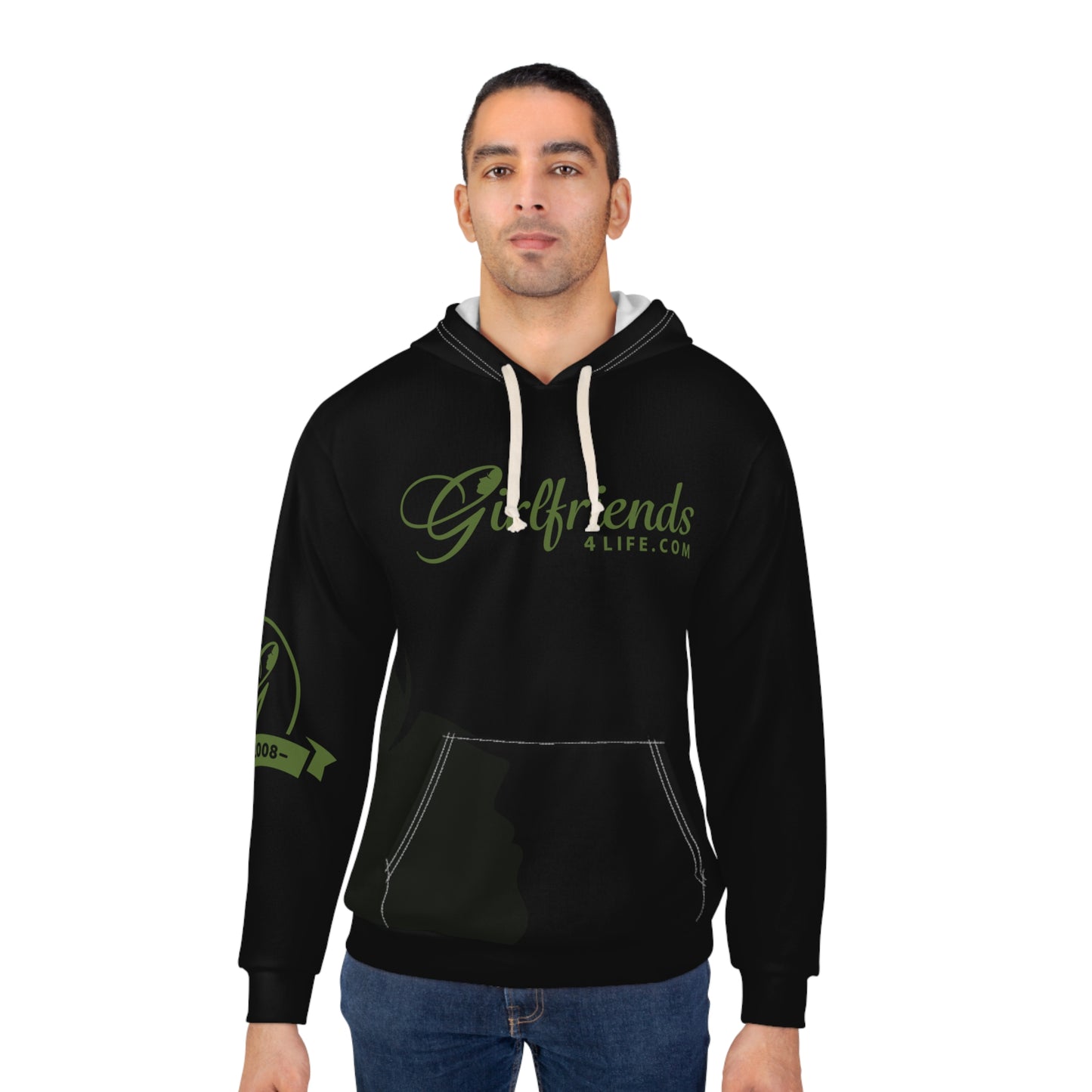 (Stakeholders)  Girlfriends4Life QR Hoodie — Women’s Social Network Pullover