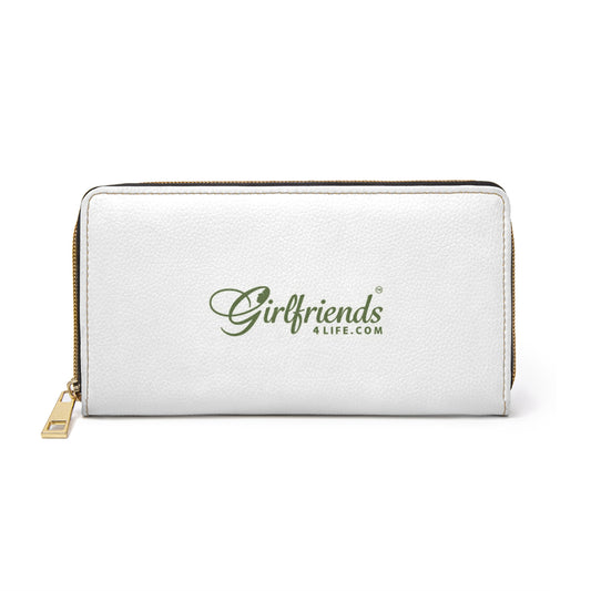 (Members) Personalized Monogram Zipper Wallet — 'G' Crest with Est. 2008