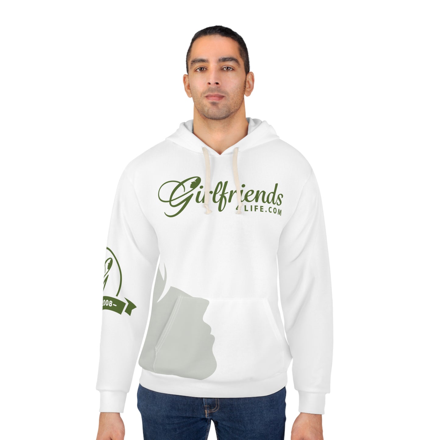 (Members) Girlfriends4Life Women's Social Network Hoodie — "Our issues. Our lives. Our world."