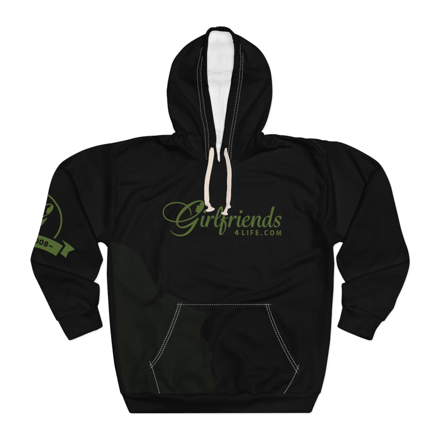 (Stakeholders)  Girlfriends4Life QR Hoodie — Women’s Social Network Pullover