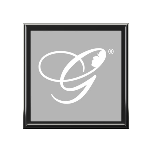 (Stakeholders) Personalized Monogram Jewelry Box — 'G' with Est. 2008 Engraving