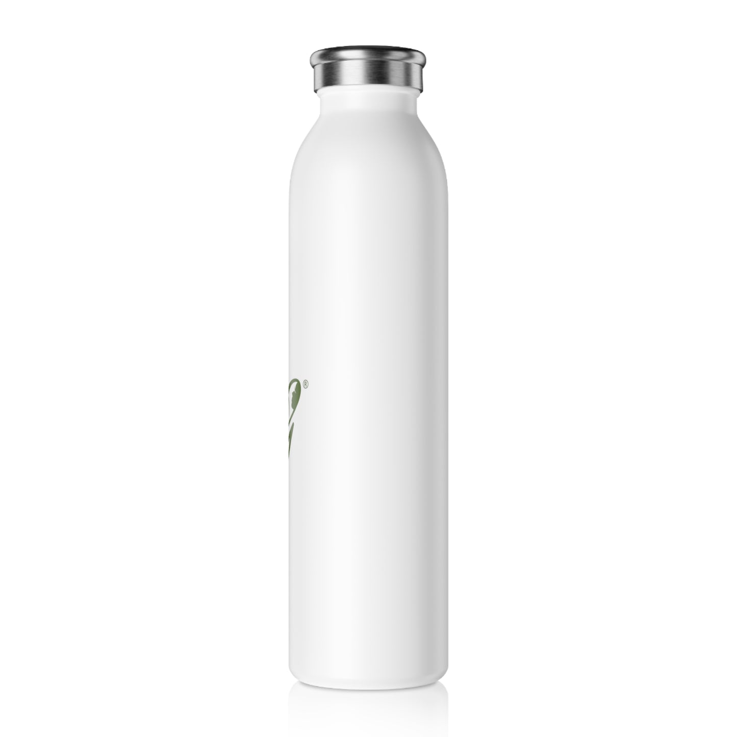 (Stakeholders) Slim Water Bottle — Minimalist Monogram 'G' Crest Stainless Steel Bottle