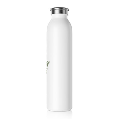 (Stakeholders) Slim Water Bottle — Minimalist Monogram 'G' Crest Stainless Steel Bottle