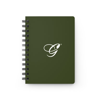 (Stakeholders) Monogram 'G' Spiral Journal — Olive Green Est. 2008 Notebook