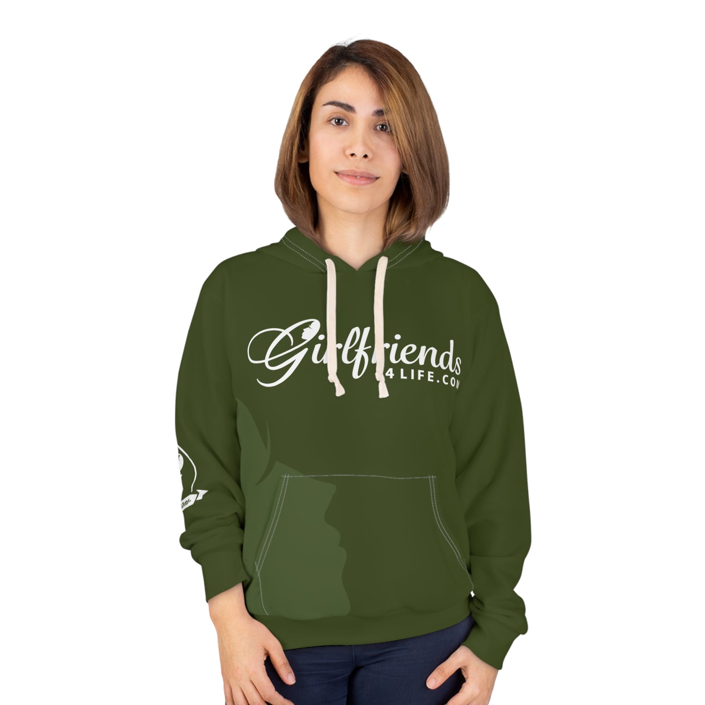 Girlfriends4Life.com Hoodie — 'Our issues. Our lives. Our world.' Women's Social Network Pullover