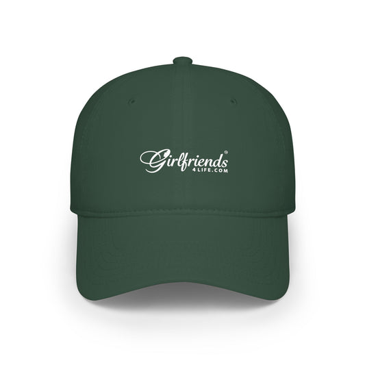 (Members) Low Profile Baseball Cap - "Our issues. Our lives. Our world." Minimalist Social Network Logo Hat (Members)