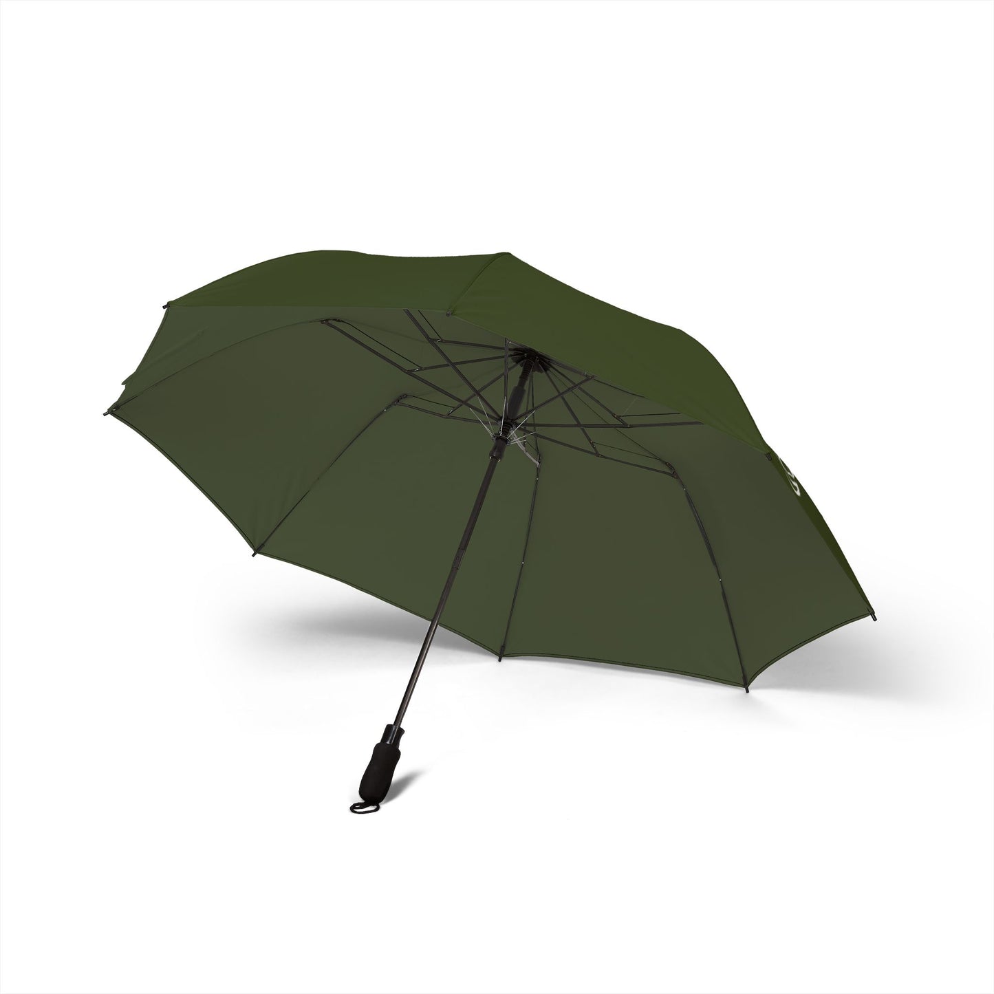 (Stakeholders) Compact Foldable Umbrella — Olive Green Semi-Automatic Travel Umbrella with Logo