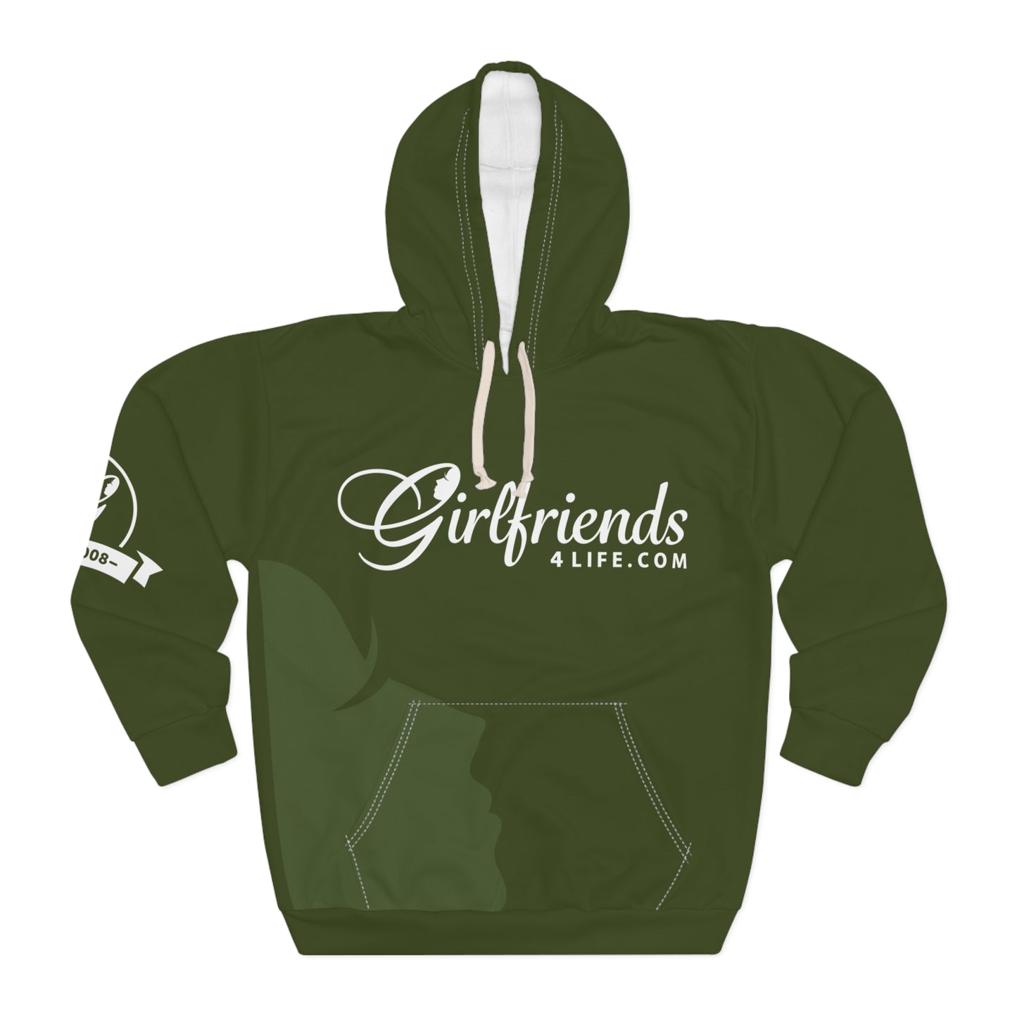 Girlfriends4Life.com Hoodie — 'Our issues. Our lives. Our world.' Women's Social Network Pullover